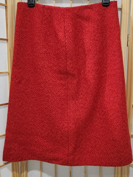 KORS Michael Kors Dresses & Skirts - KORS Michael Kors Womens Classic Wool Skirt Red Sz 10